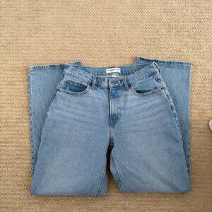 Abercrombie Curve Love Low Rise Baggy Jeans